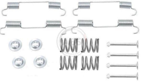 set accesorii, saboti frana parcare ABS 0897Q