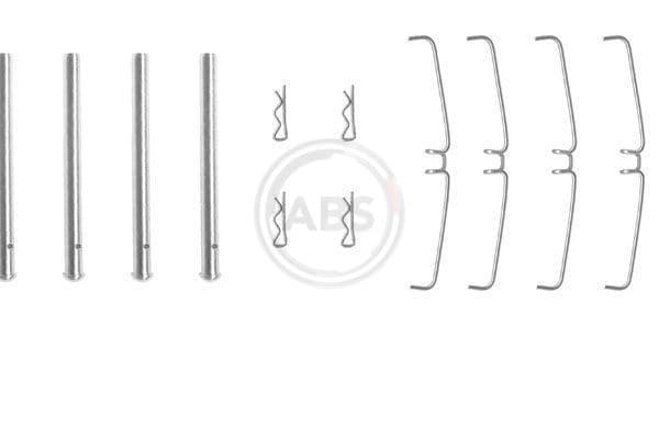 Set accesorii, placute frana ABS 0965Q