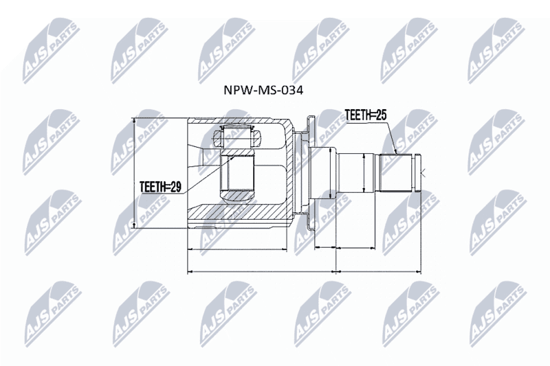 Set articulatie, planetara NTY NPW-MS-034