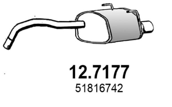 Toba esapament finala ASSO 12.7177