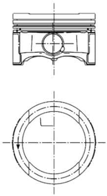 Piston KOLBENSCHMIDT 99792600