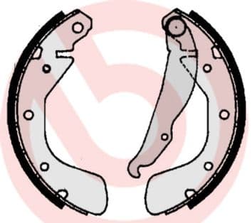Set saboti frana BREMBO ESSENTIAL LINE S 59 511
