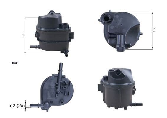 filtru combustibil MAHLE KL 777D