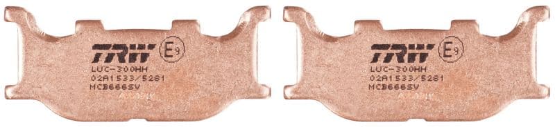 set placute frana,frana disc TRW Sinter Street MCB666SV