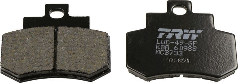set placute frana,frana disc TRW Organic Allround MCB733