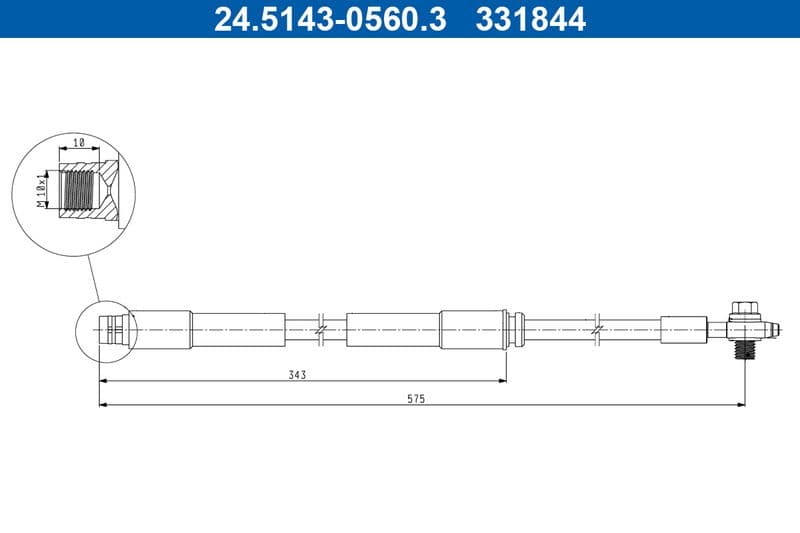 Furtun frana ATE 24.5143-0560.3