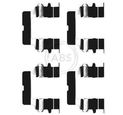 Set accesorii, placute frana ABS 1161Q