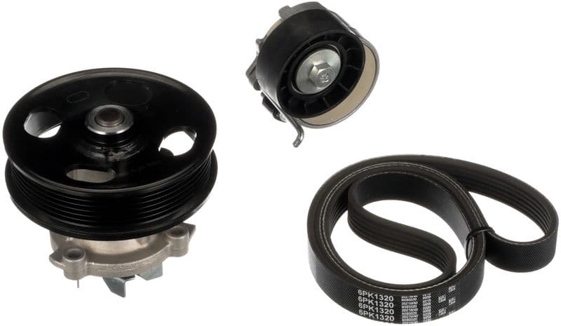 Pompa apa + Set curea transmisie cu caneluri GATES Micro-V® KP26PK1320