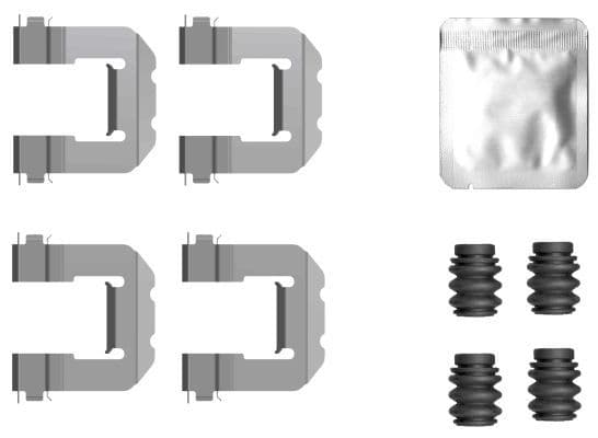 Set accesorii, placute frana TEXTAR 82557700