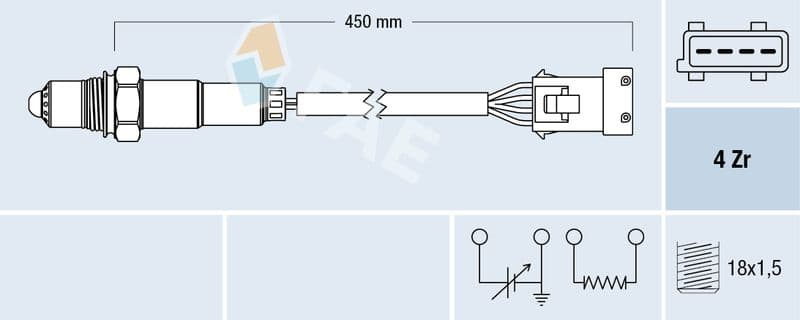 Sonda Lambda FAE 77165