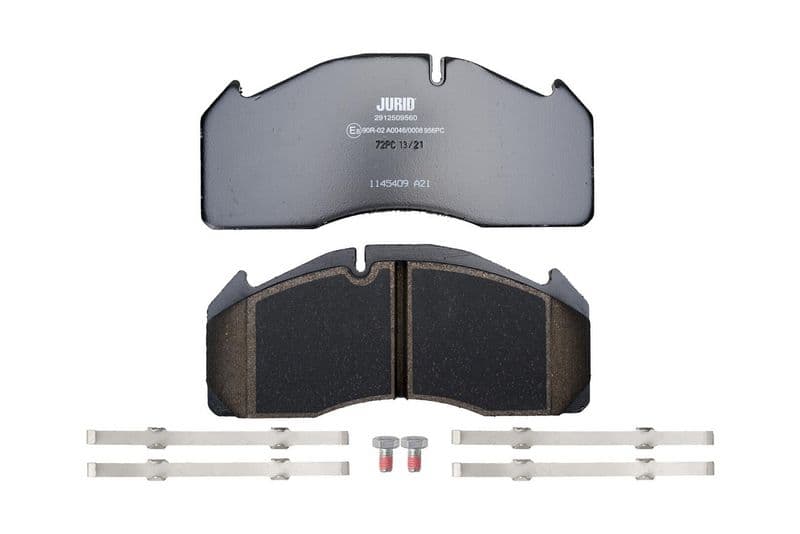 set placute frana,frana disc JURID 2912509560