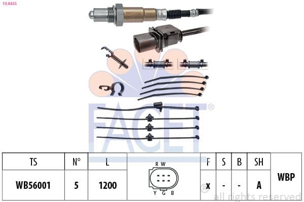 Sonda Lambda FACET Made in Italy - OE Equivalent 10.8425