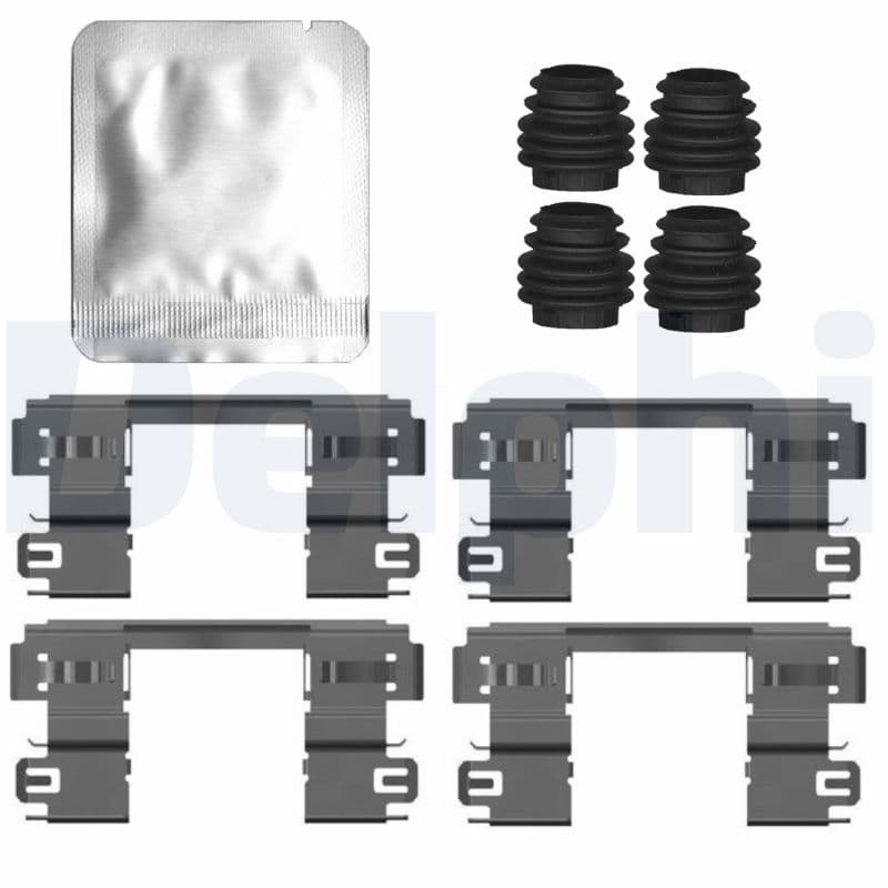 Set accesorii, placute frana DELPHI LX0798