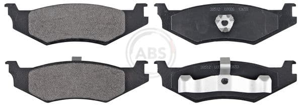 set placute frana,frana disc ABS 38512