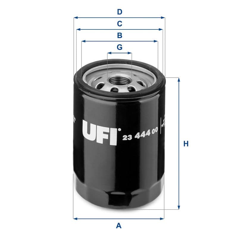 Filtru ulei UFI 23.444.00