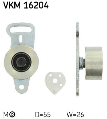 rola intinzator,curea distributie SKF VKM 16204