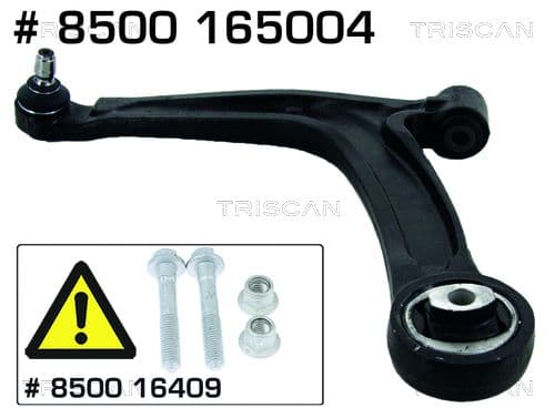 Brat, suspensie roata TRISCAN 8500 165004