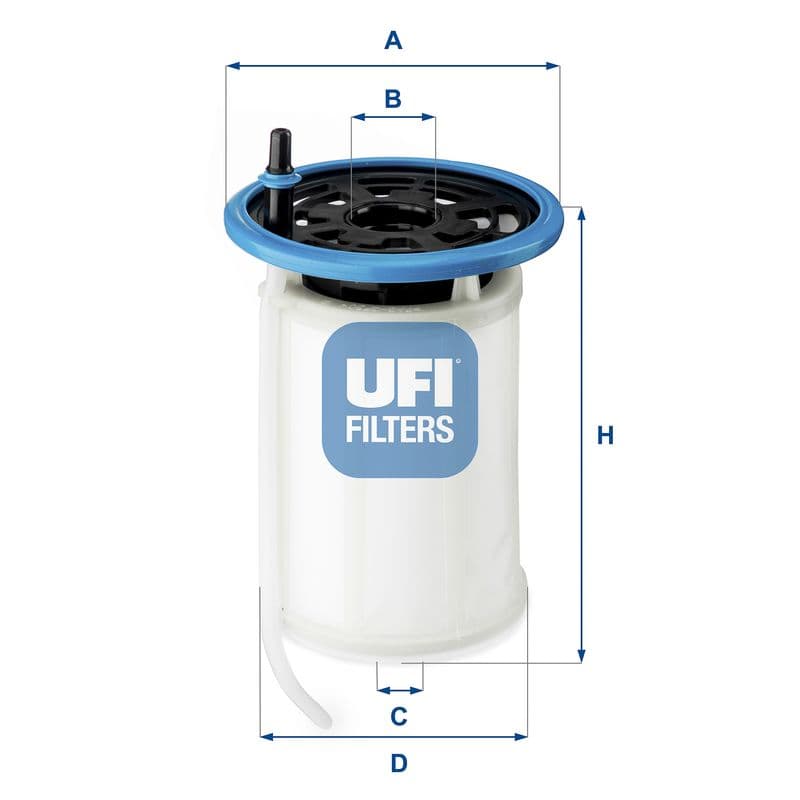 filtru combustibil UFI 26.079.00