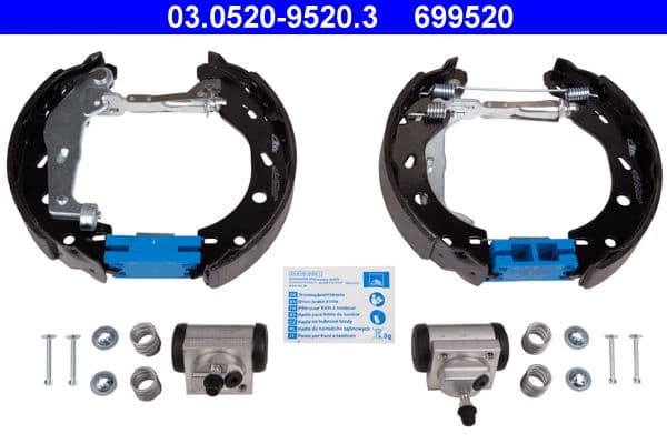 Set saboti frana ATE Original TopKit 03.0520-9520.3