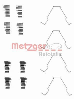 Set accesorii, placute frana METZGER AUTOTEILE 109-1652