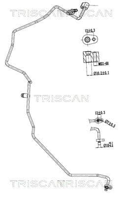 conducta presiune variabila,aer conditionat TRISCAN 9010 25049