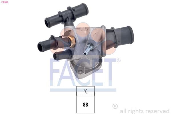 termostat,lichid racire FACET Made in Italy - OE Equivalent 7.8563