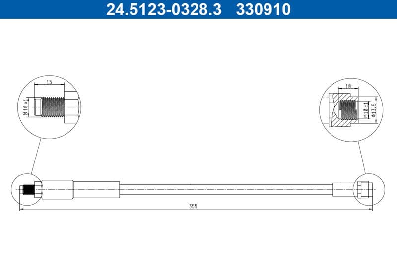 Furtun frana ATE 24.5123-0328.3