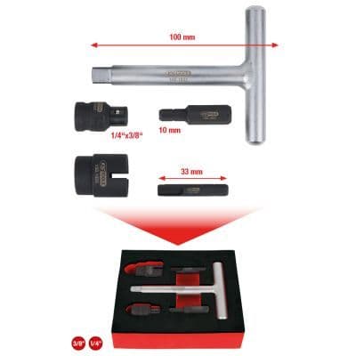 Set chei tubulare surub golire ulei KSTOOLS 150.1020