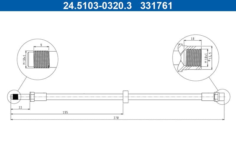 Furtun frana ATE 24.5103-0320.3