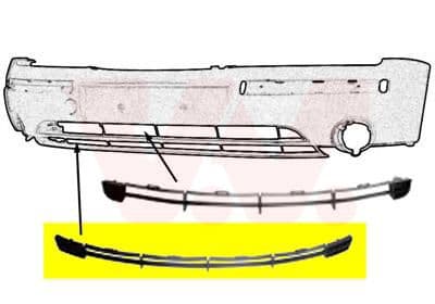 Grila ventilatie, bara protectie VAN WEZEL 1828599