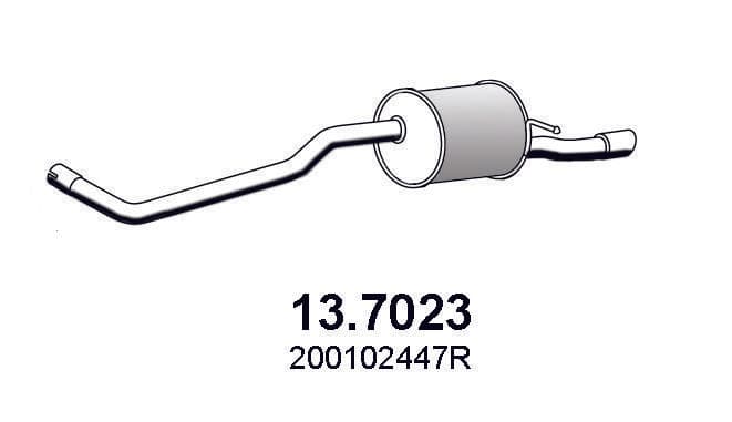 Toba esapament finala ASSO 13.7023