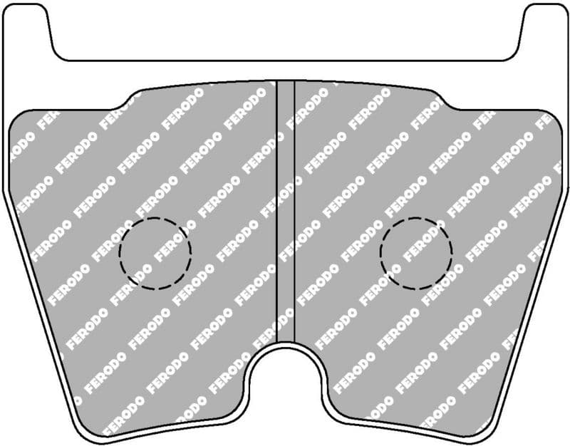 set placute frana,frana disc FERODO FCP1664W