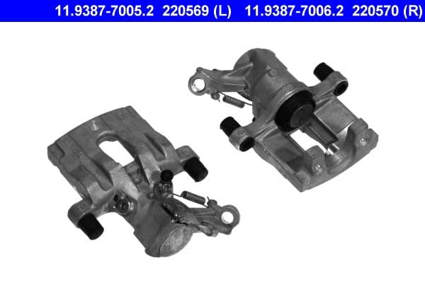 Etrier frana ATE 11.9387-7005.2