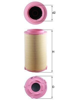 Filtru aer MAHLE LX 5051