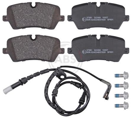 set placute frana,frana disc ABS 37981