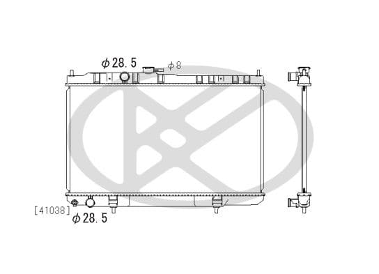 Radiator, racire motor KOYORAD PL022459