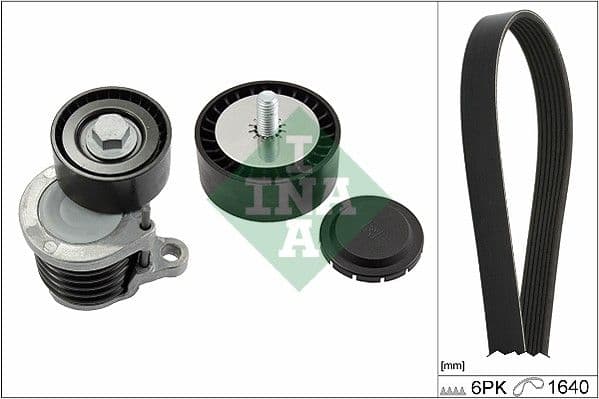 Set curea transmisie cu caneluri Schaeffler INA 529 0238 10