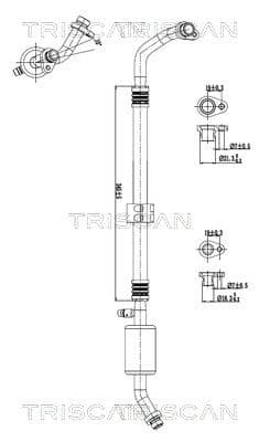 conducta presiune variabila,aer conditionat TRISCAN 9010 25002
