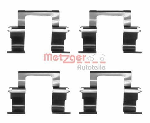 Set accesorii, placute frana METZGER AUTOTEILE 109-1274