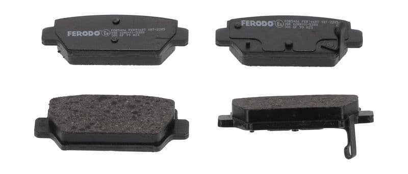 set placute frana,frana disc FERODO PREMIER ECO FRICTION FDB5406