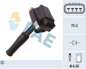 bobina de inductie FAE 80398