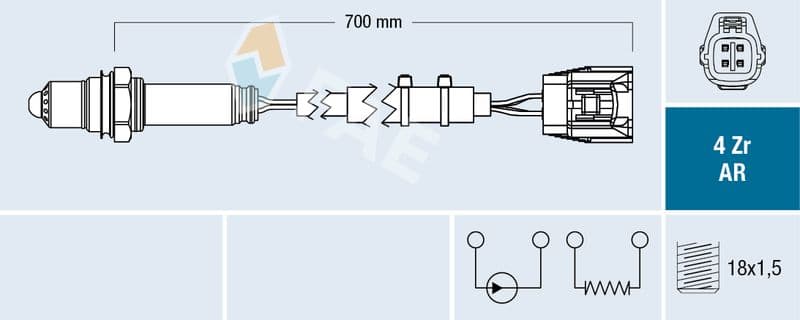 Sonda Lambda FAE 75652