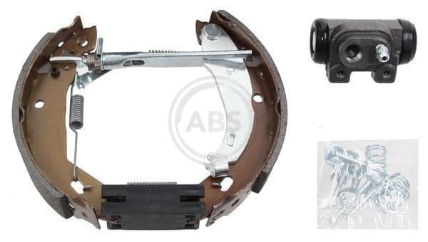 Set frana, frana tambur ABS 111403