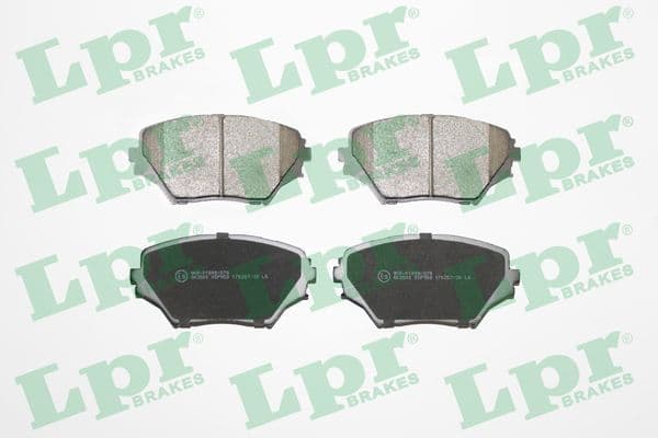 set placute frana,frana disc LPR 05P958