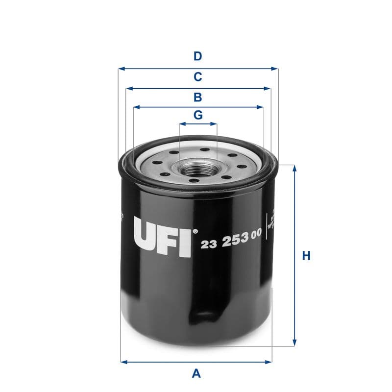 Filtru ulei UFI 23.253.00