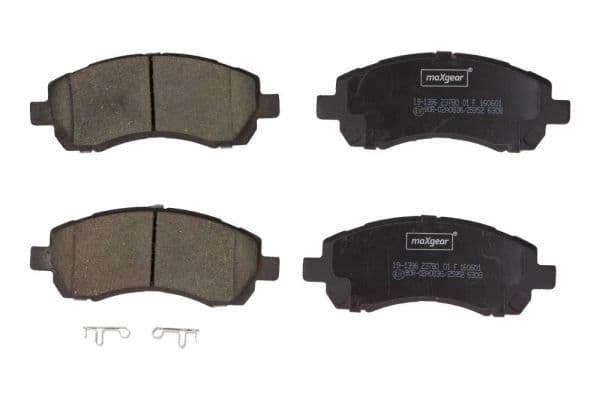 set placute frana,frana disc MAXGEAR 19-1396