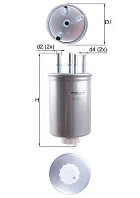 filtru combustibil KNECHT KL 1026