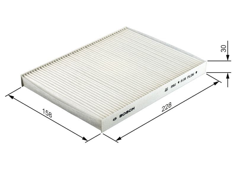 Filtru, aer habitaclu BOSCH 1 987 432 039