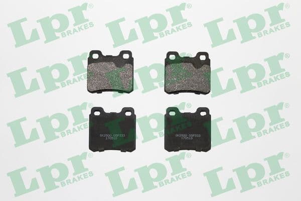 set placute frana,frana disc LPR 05P333