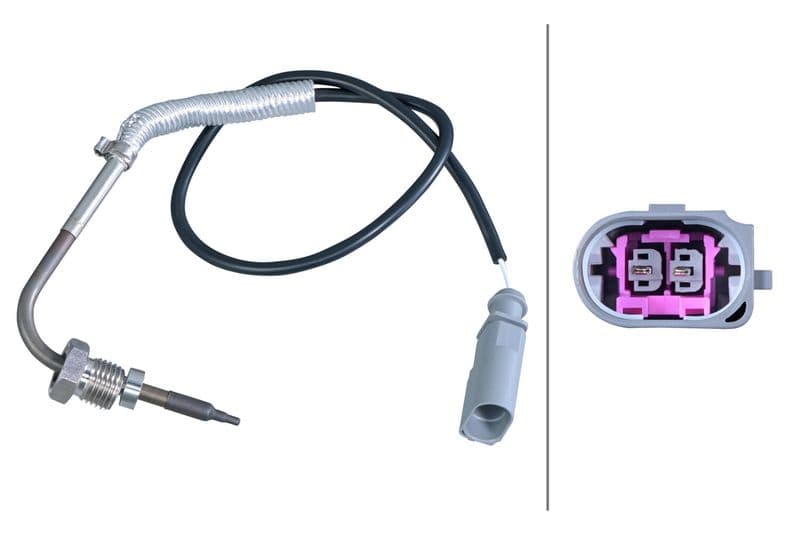 Senzor, temperatura gaze evacuare HELLA 6PT 358 284-571